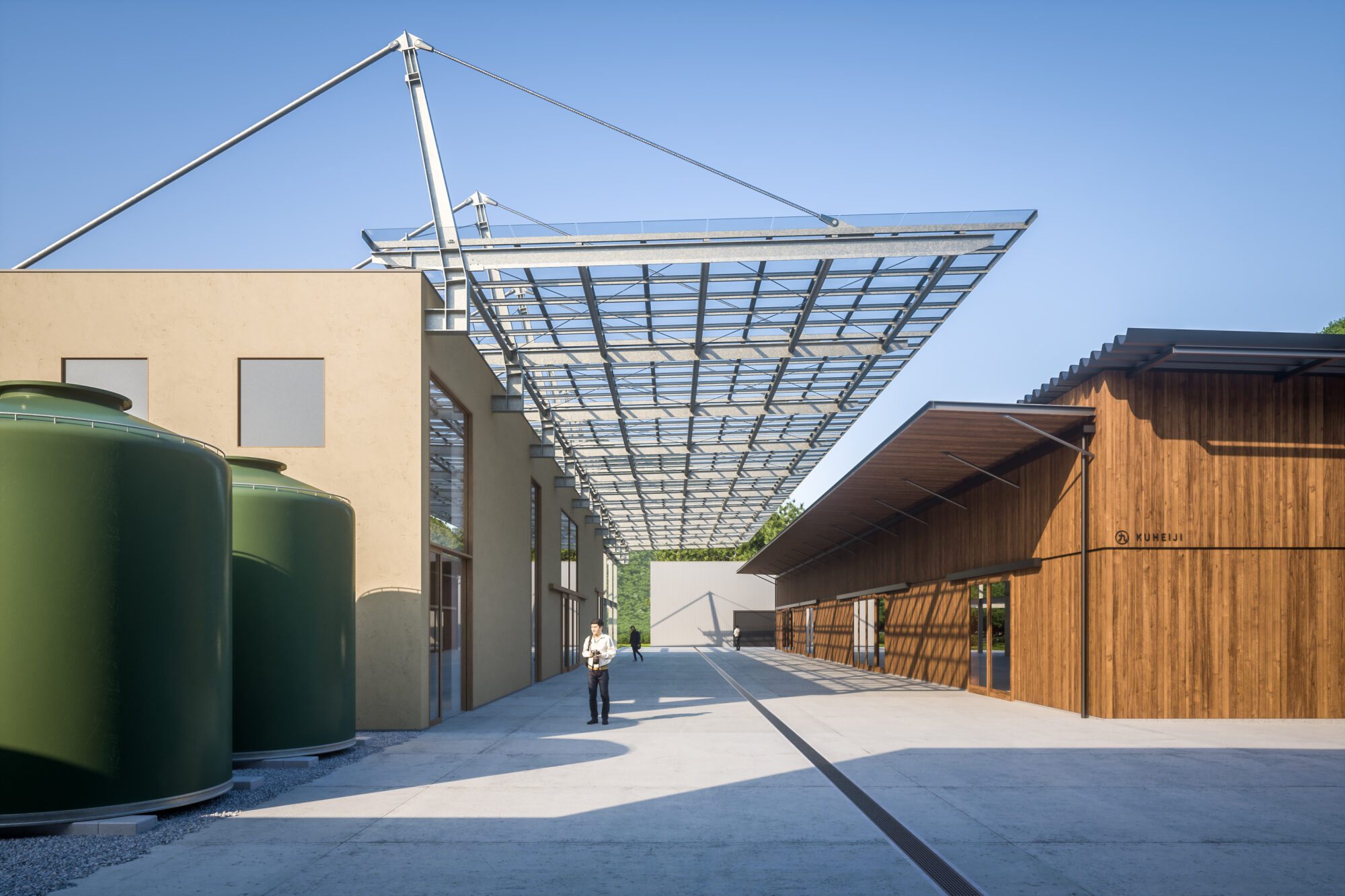 Kueji sake brewery rendering, hyogo (JP) - ©2014-now massimociani.com Courtesy TOFU Inc.