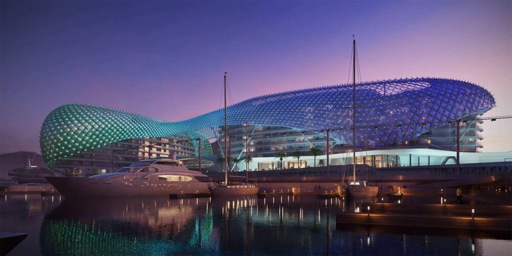 Yas Marina ホテル、アブダビ（UAE）