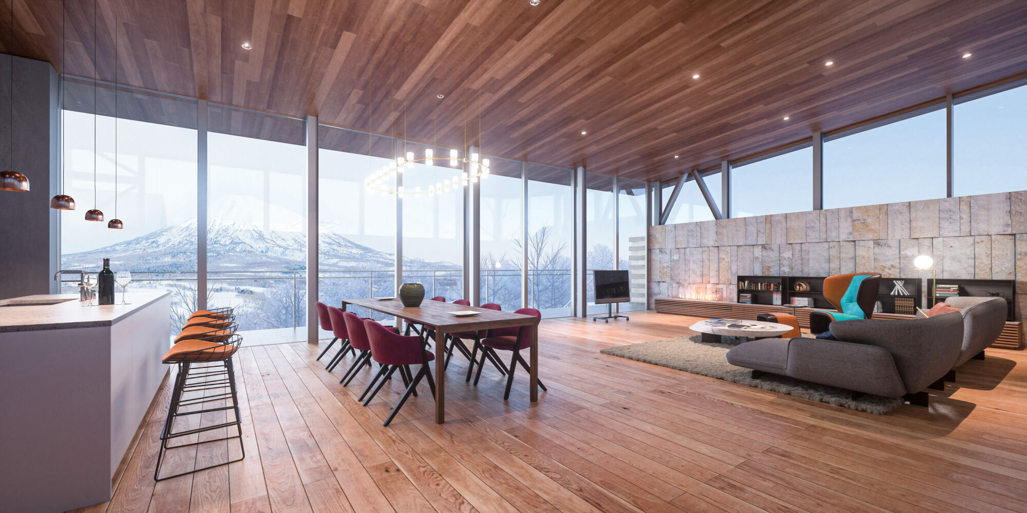 Y. One Villa rendering, Niseko (JP) - ©2014-now massimociani.com - Courtesy AE5 Partners